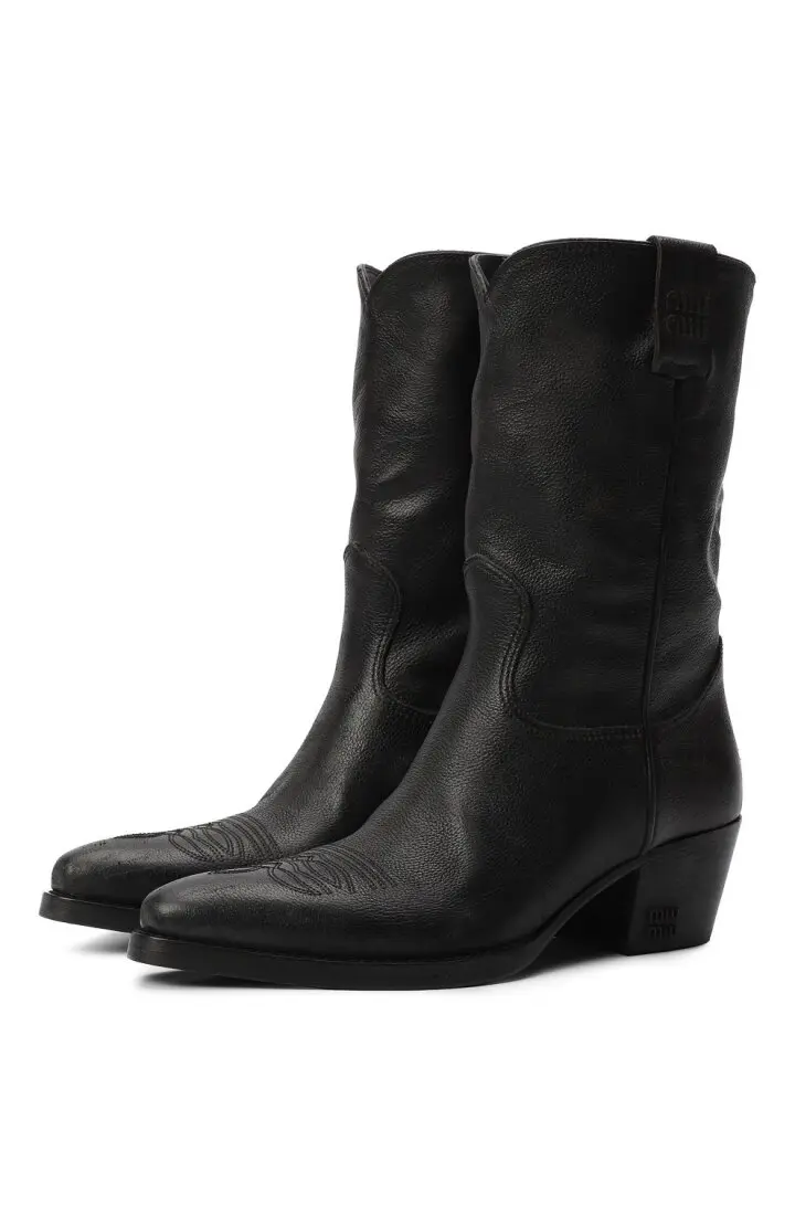  Сапоги казаки женские