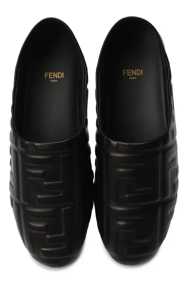  Кожаные слиперы