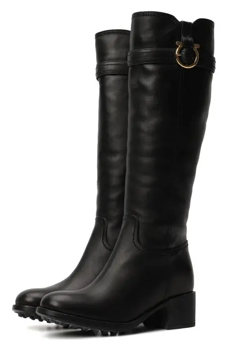 Salvatore Ferragamo Сапоги женские на меху