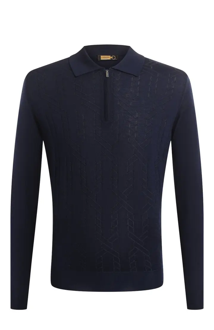 ZILLI Свитер мужской с зипом