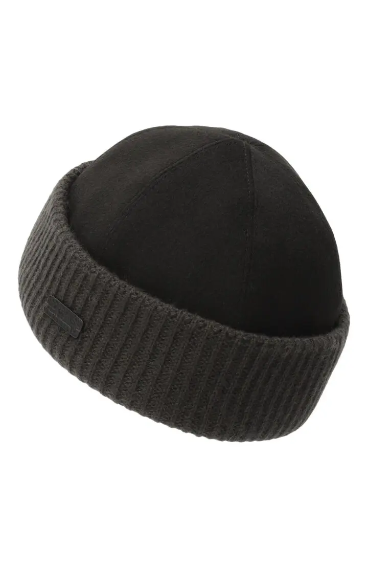  Шапка мужская, комбинированная