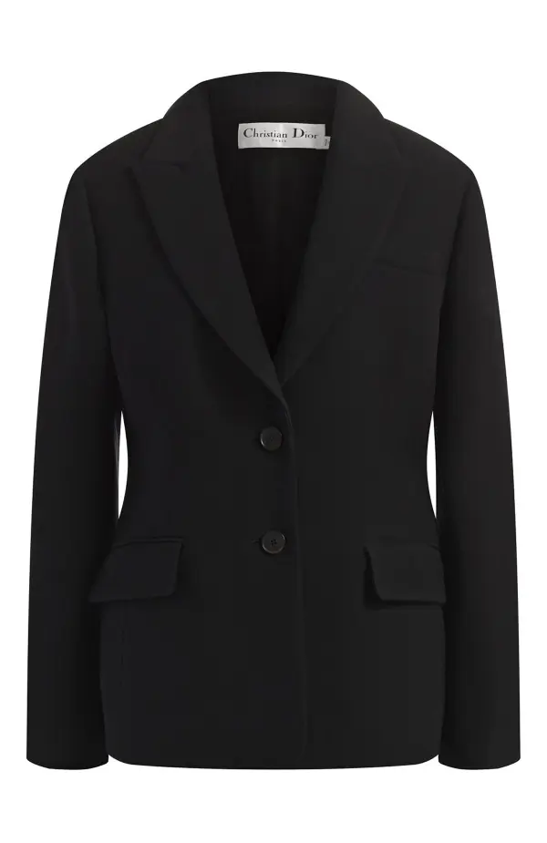 Christian Dior Жакет из шерсти и шелка