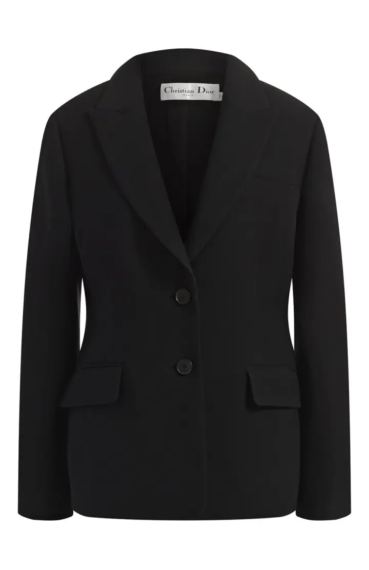 Dior Жакет из шерсти и шелка