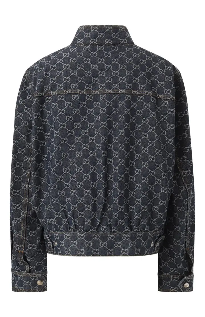  Бомбер женский джинсовый