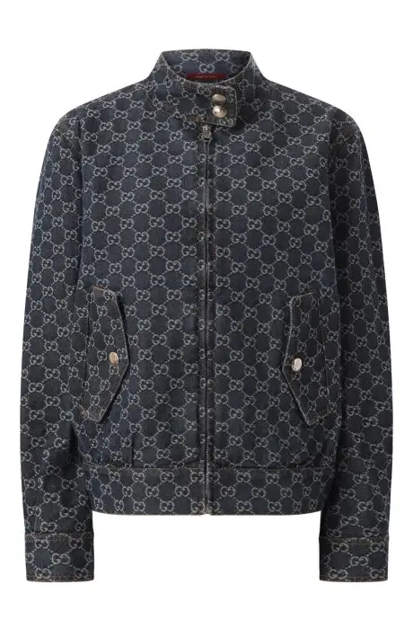 Gucci Бомбер женский джинсовый