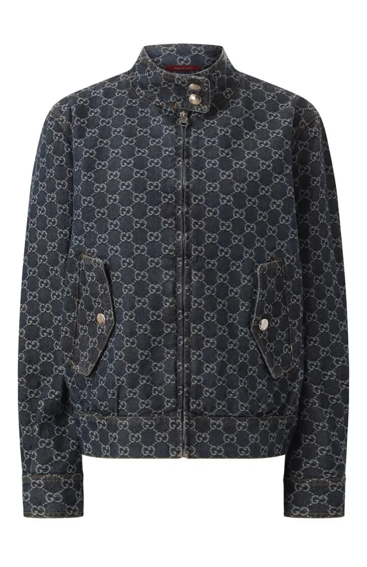  Бомбер женский джинсовый