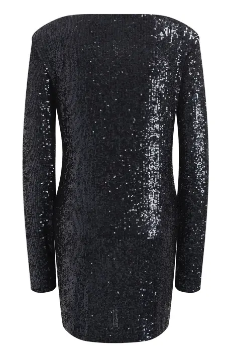 SAINT LAURENT Платье с пайетками