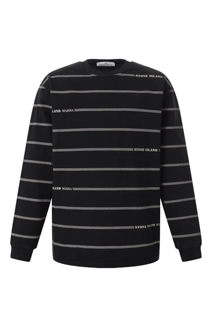 STONE ISLAND Свитшот мужской, полоска