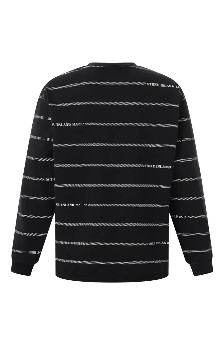 STONE ISLAND Свитшот мужской, полоска