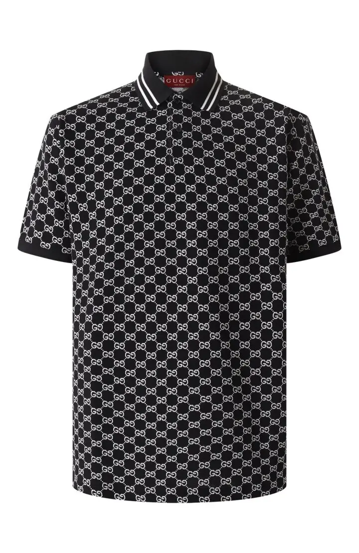 GUCCI Поло мужское, лого