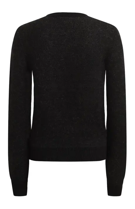 SAINT LAURENT Джемпер с узором интарсия /ЛУЧШАЯ ЦЕНА/