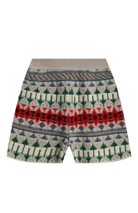 Loro Piana Шорты женские, трикотажные, орнамент