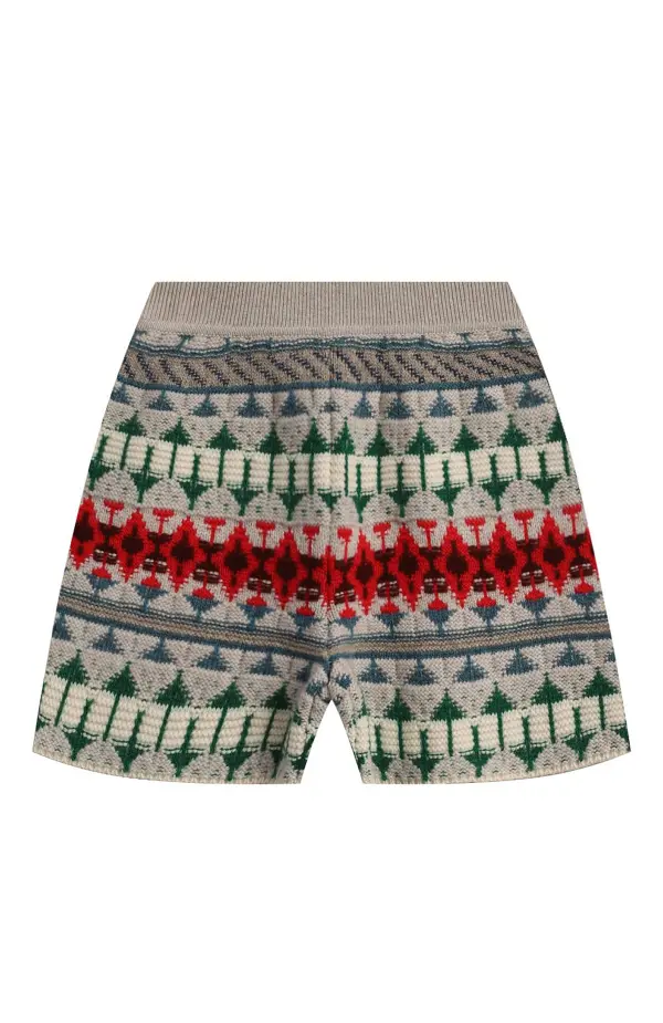 Loro Piana Шорты женские, трикотажные, орнамент