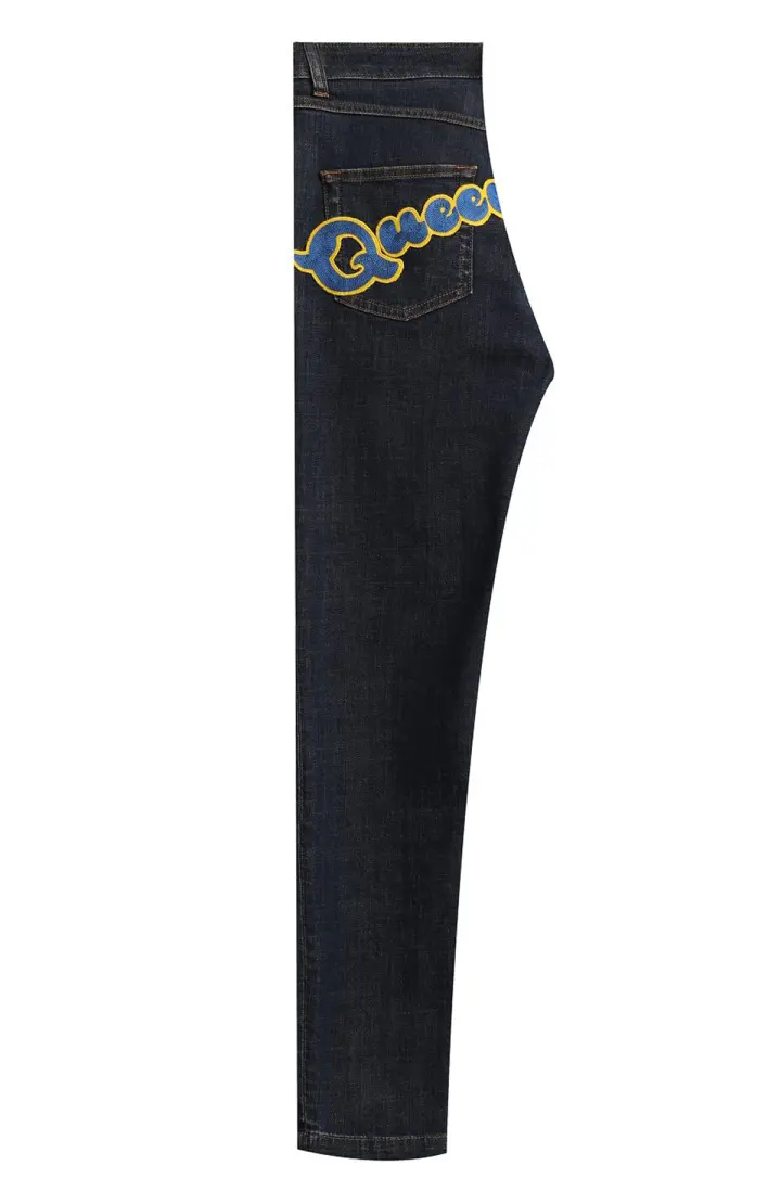 DOLCE & GABBANA Джинсы женские с высокой посадкой