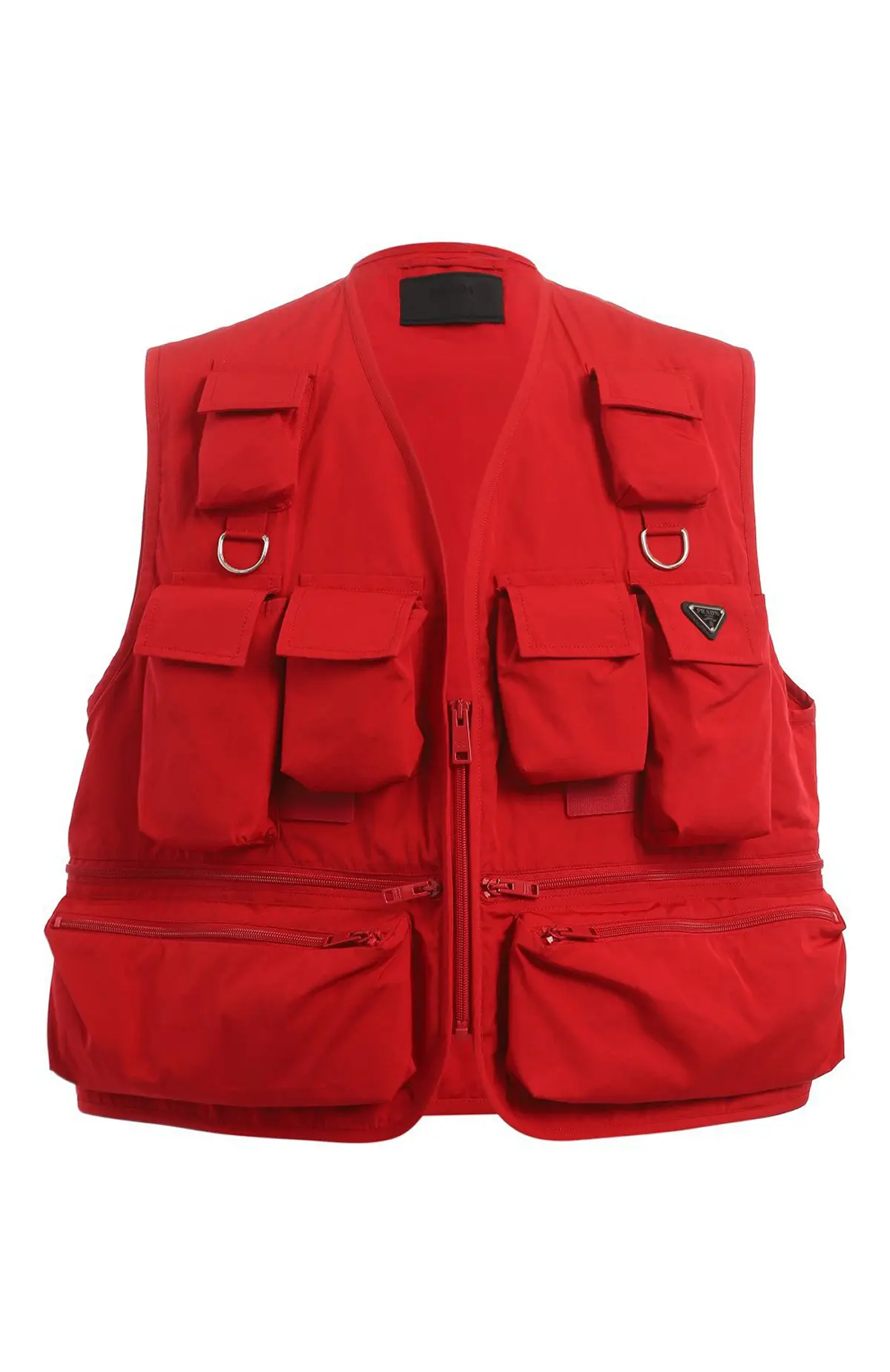 PRADA Жилет мужской хлопковый, карманы
