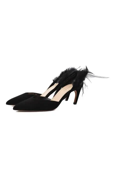 Christian Dior Босоножки женские /перья/