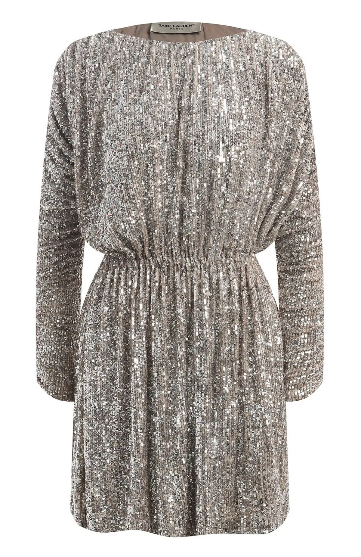 SAINT LAURENT Платье с пайетками