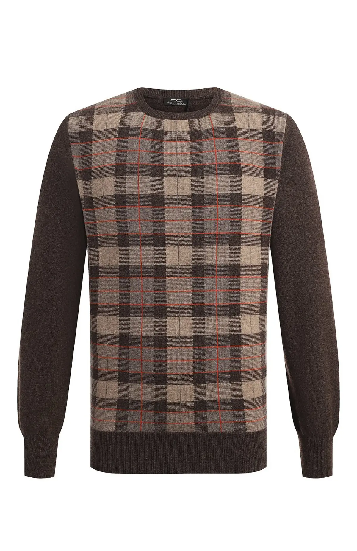  Свитер мужской в клетку