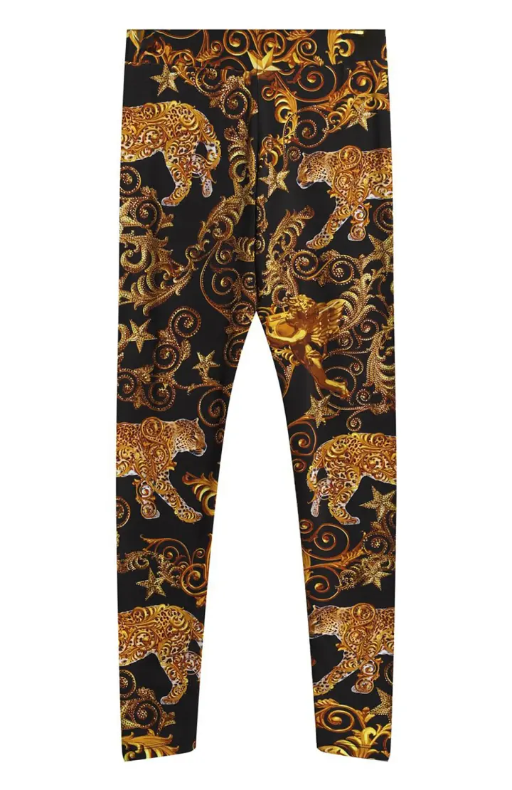 PHILIPP PLEIN Леггинсы женские отд стразы