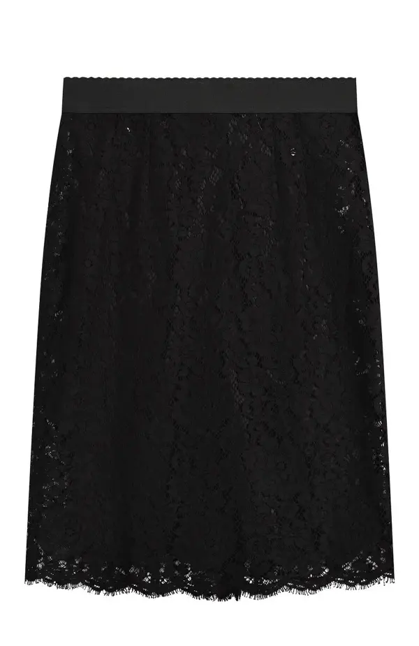 DOLCE & GABBANA Юбка женская /гипюр/