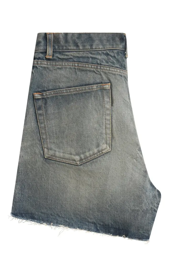 SAINT LAURENT Джинсовые шорты