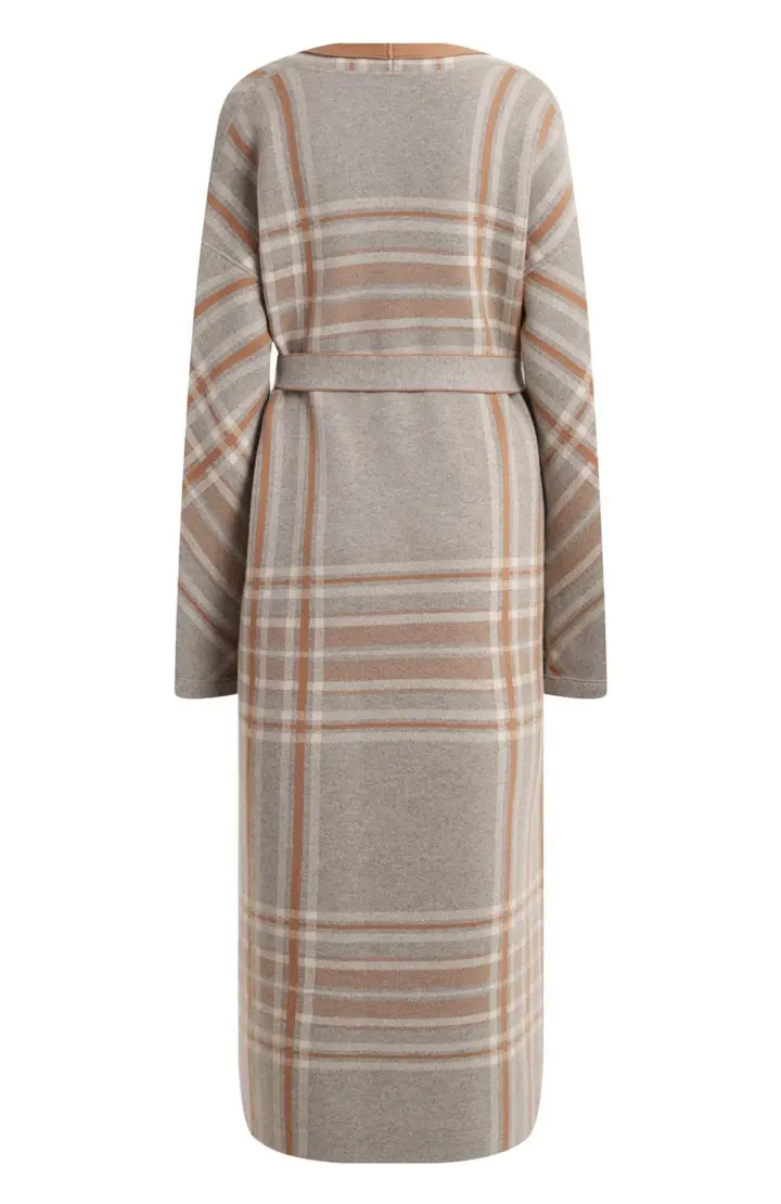  Кашемировое пальто с ремнем