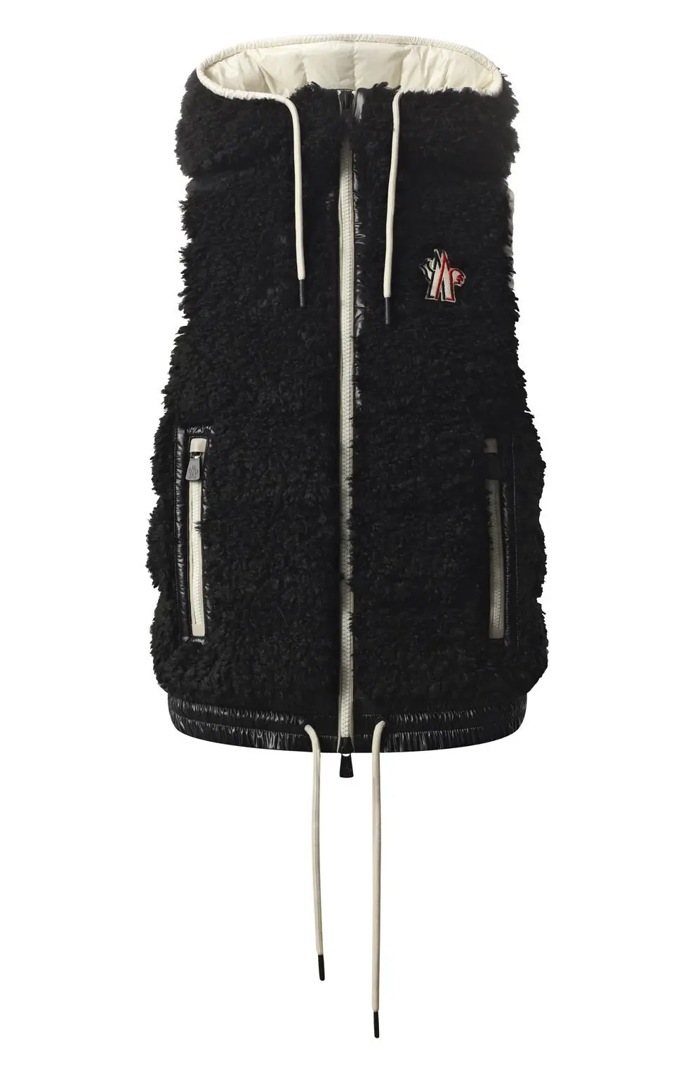 MONCLER Жилет женский с капюшоном