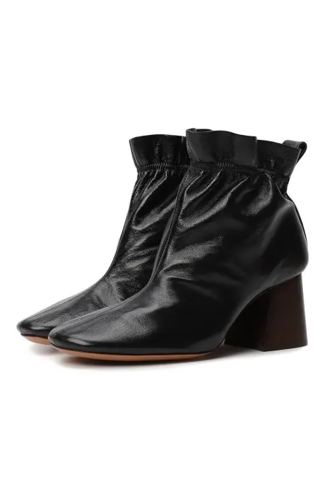 CELINE Ботильоны женские, лаковая кожа