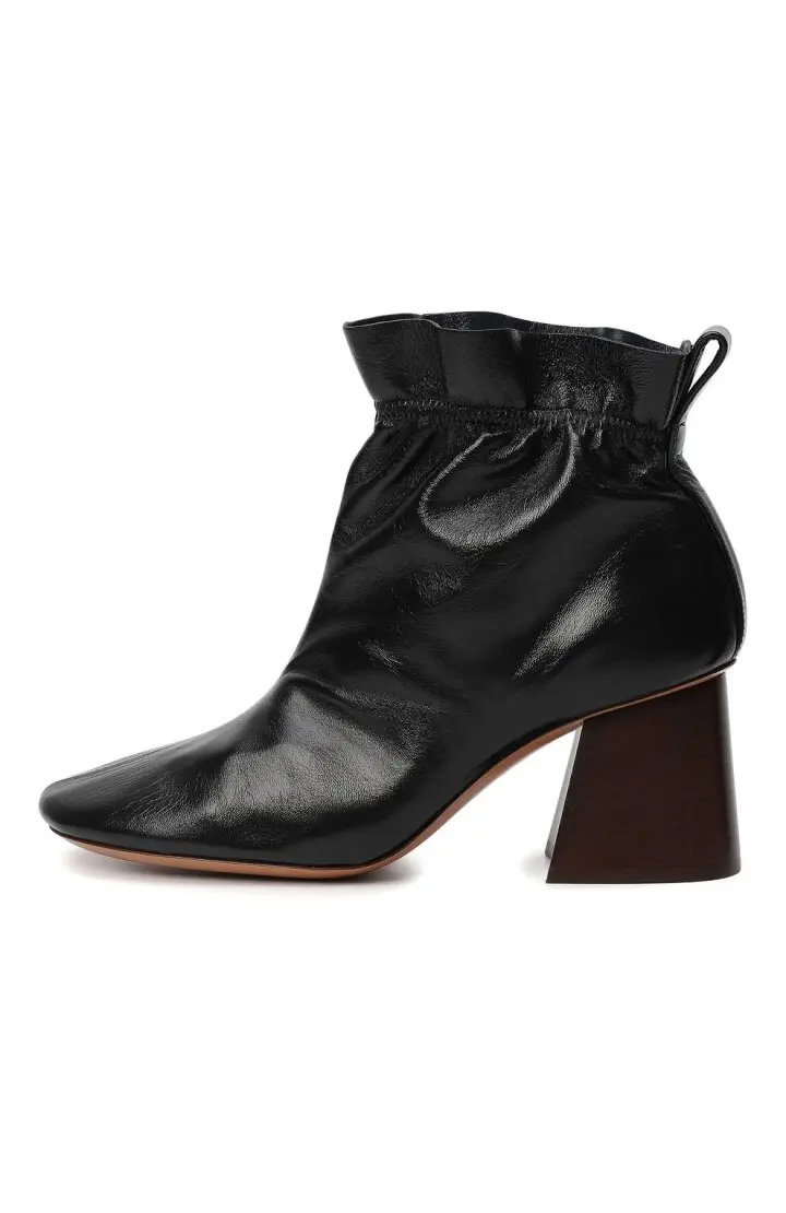 CELINE Ботильоны женские, лаковая кожа