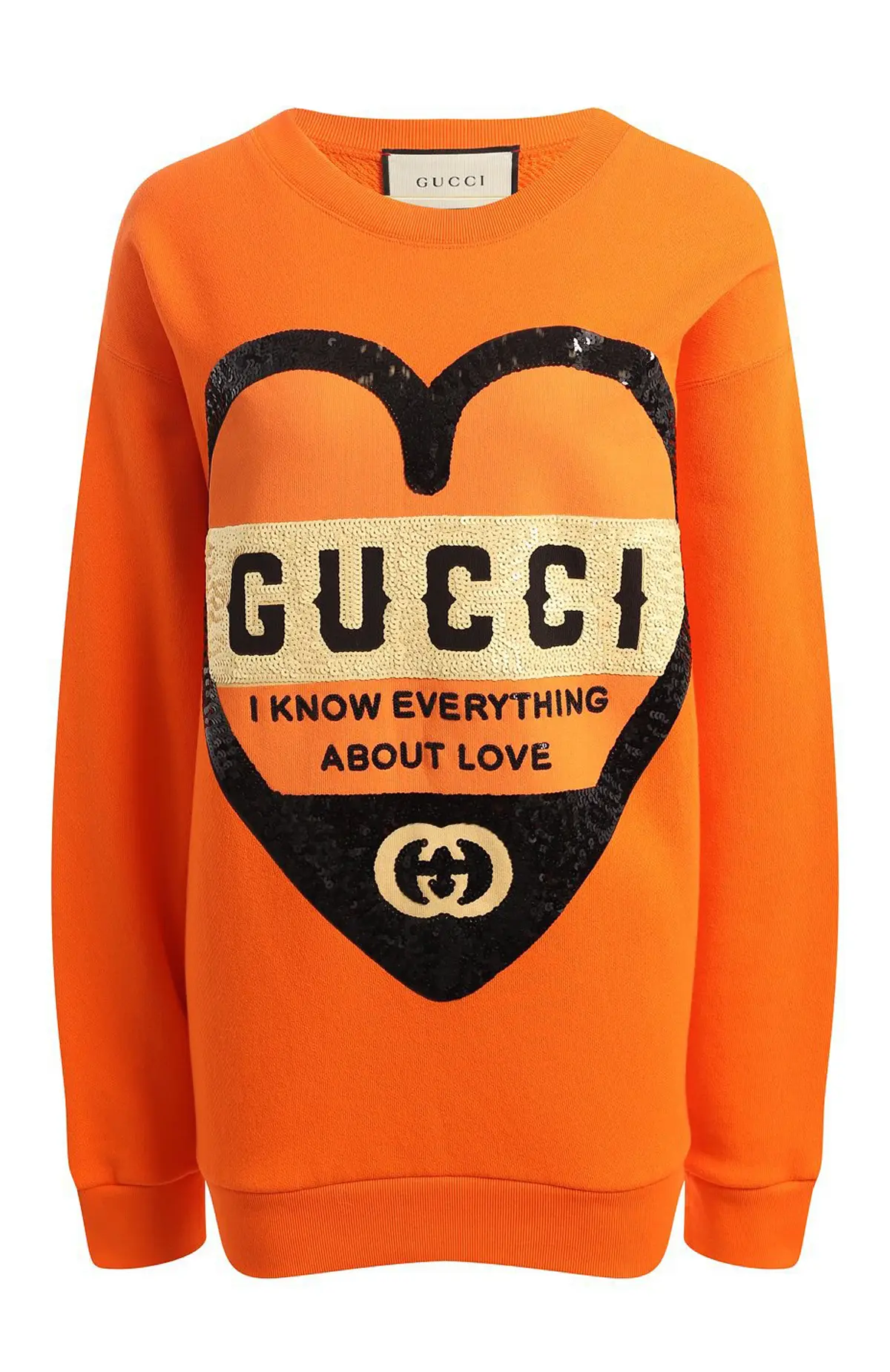 GUCCI Хлопковый свитшот с принтом