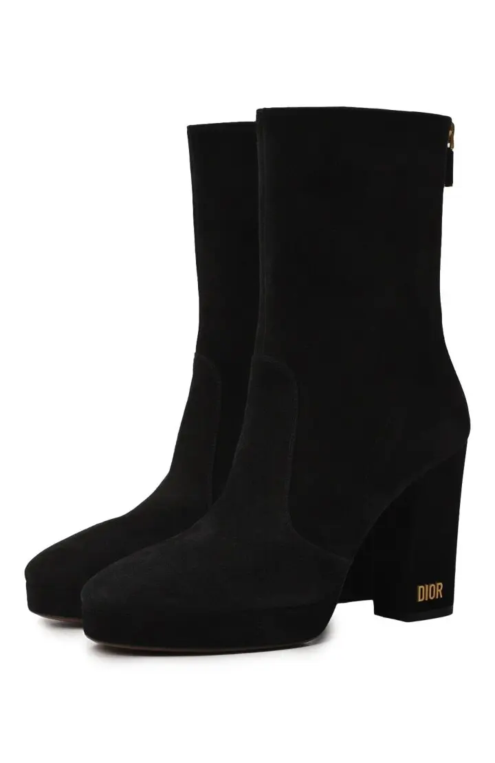  Ботинки велюровая кожа теренка