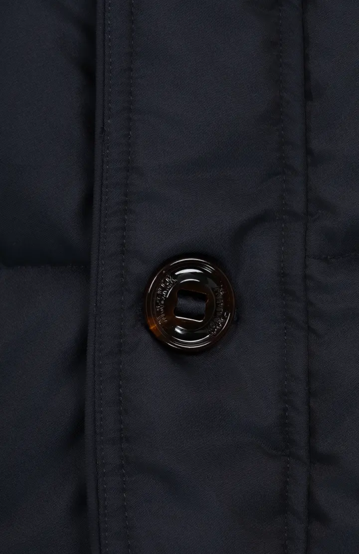  Пуховик мужской, мех кайот