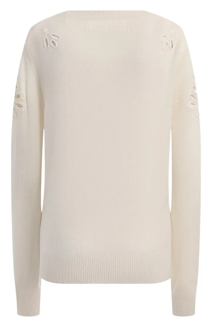 ERMANO Джемпер женский, с английской вышивкой