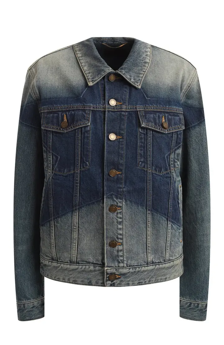 SAINT LAURENT Куртка женская джинсовая