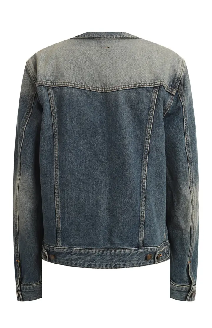 SAINT LAURENT Куртка женская джинсовая