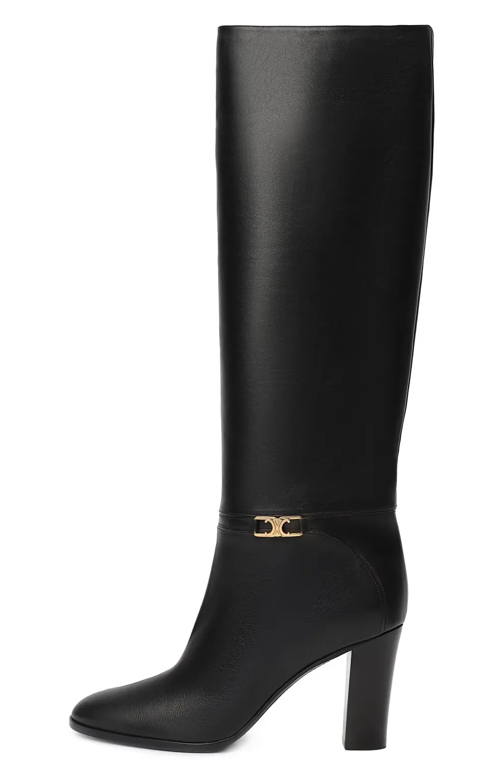 CELINE Сапоги на танкетке из телячьей кожи