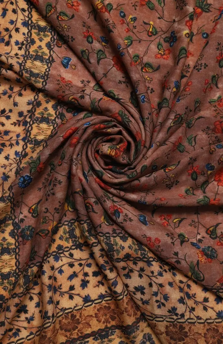 Loro Шарф женский, принт "цветы"