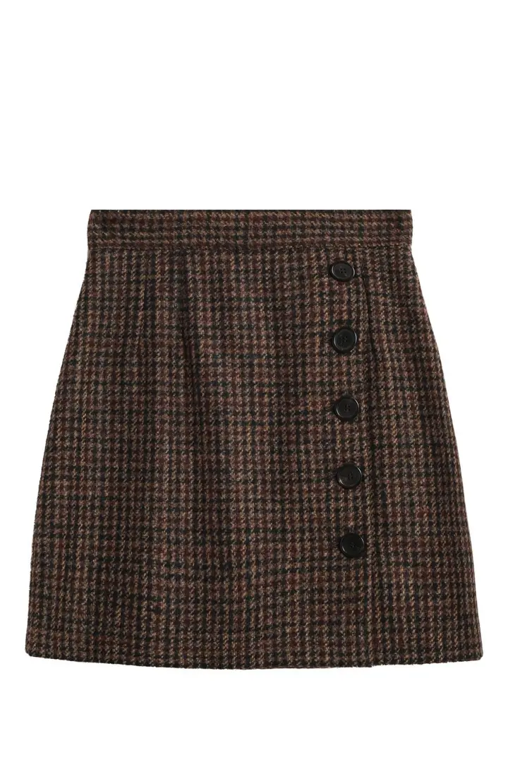 DOLCE & GABBANA Шерстяная юбка