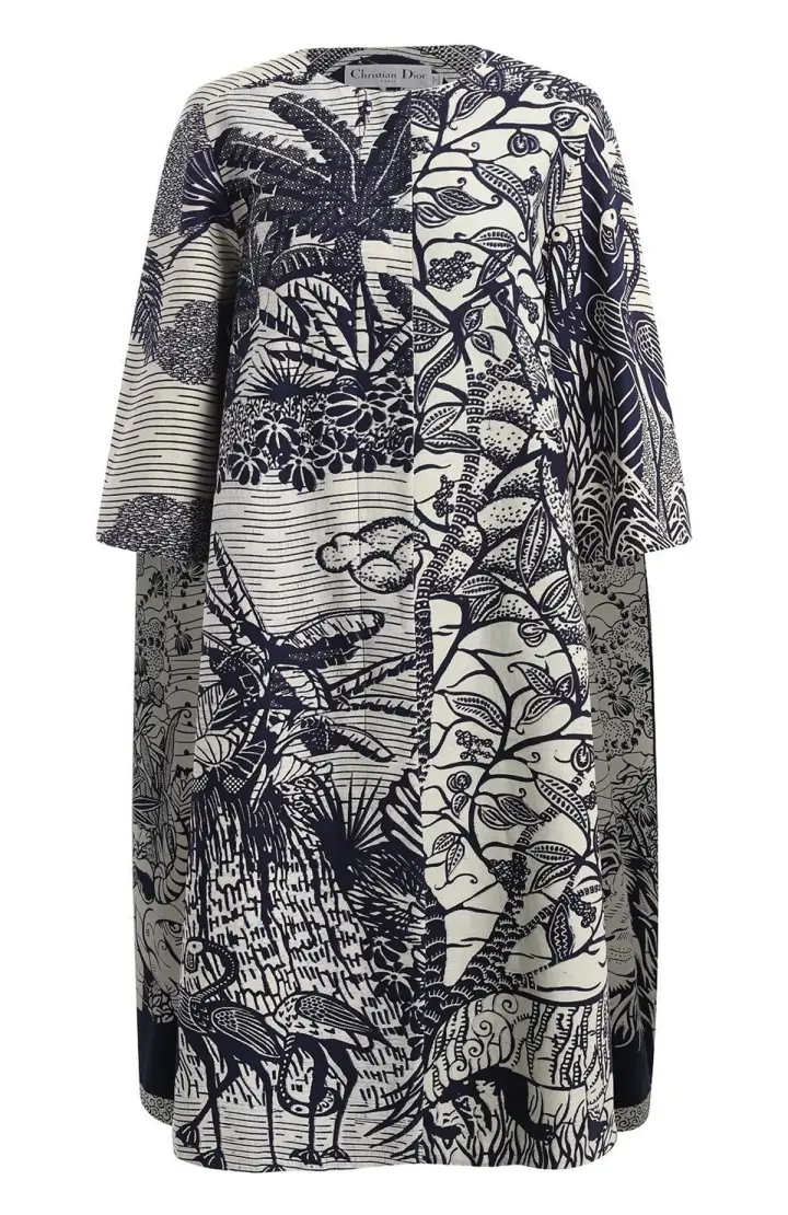 Dior Пальто с узором