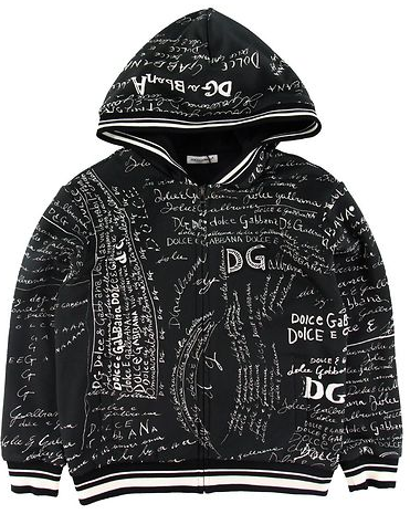 DOLCE & GABBANA Спортивная кофта с логотипом