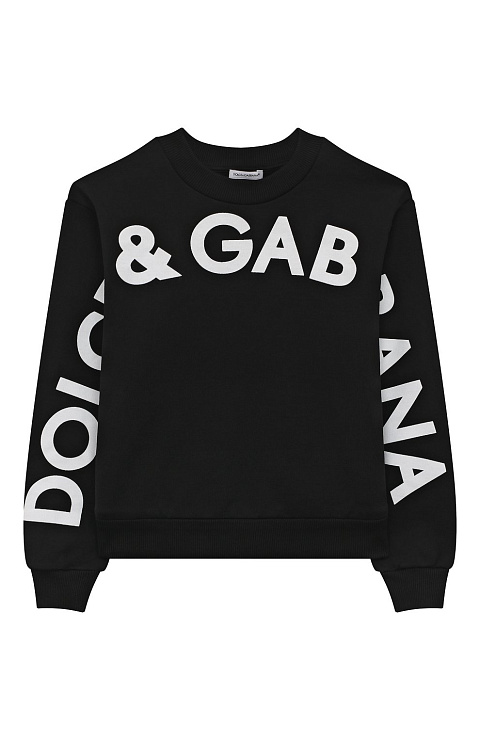 DOLCE & GABBANA Свитшот для мальчика, крупный логотип