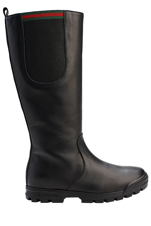 GUCCI JUNIOR АNBC0 Сапоги, кожа