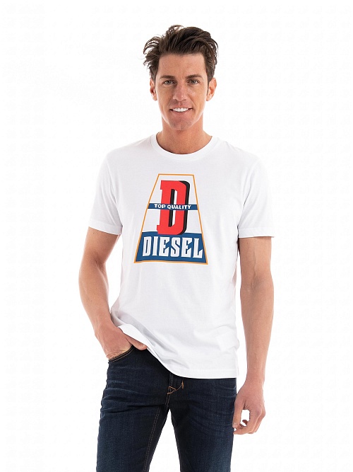 DIESEL Футболка мужская с логотипом