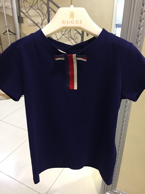 GUCCI JUNIOR Футболка с бантом