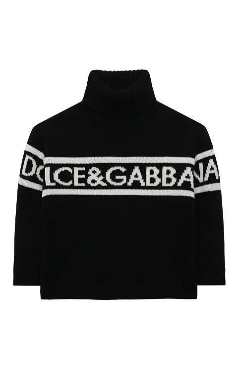 DOLCE & GABBANA Водолазка для мальчика, логотип