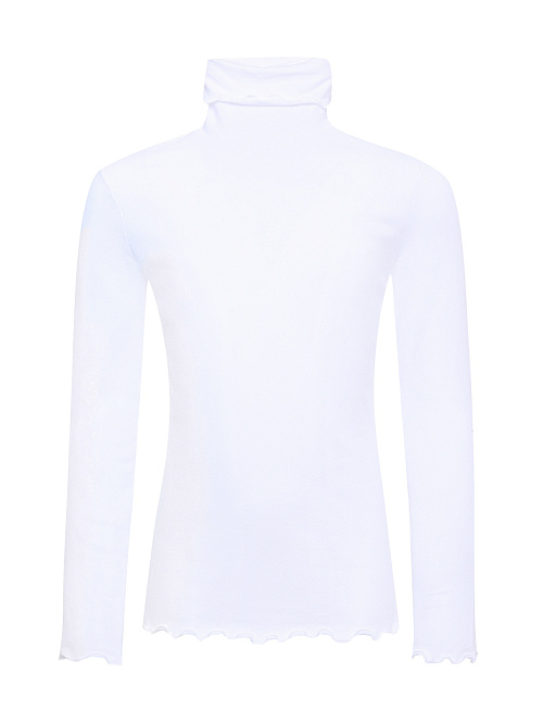 IL GUFO Водолазка для девочки с фигурным низом