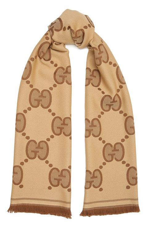 GUCCI Шарф женский, лого