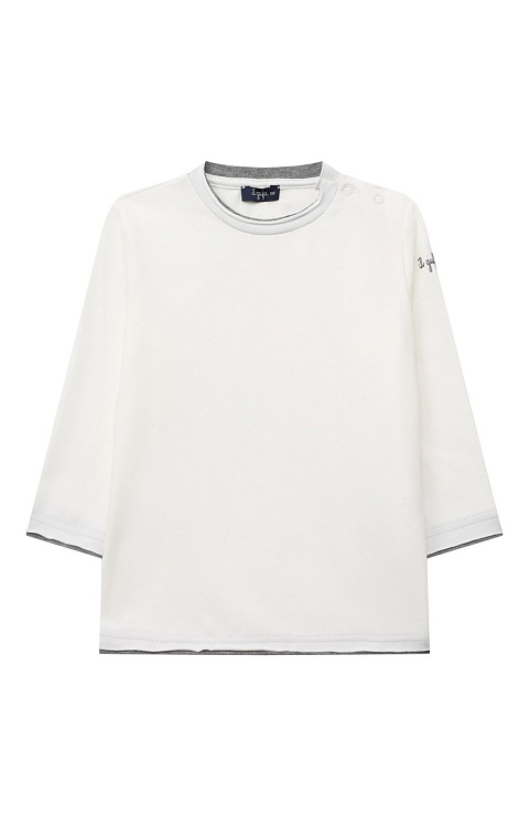 IL GUFO Лонгслив, для мальчика, двойной ворот