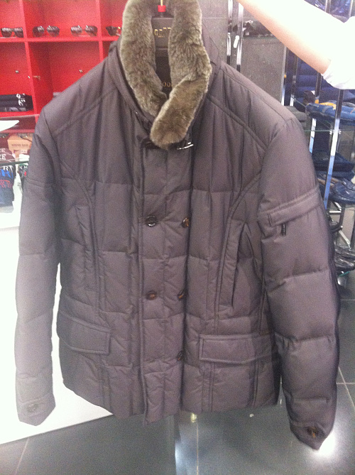 MOORER Пуховик мужской отд кролик