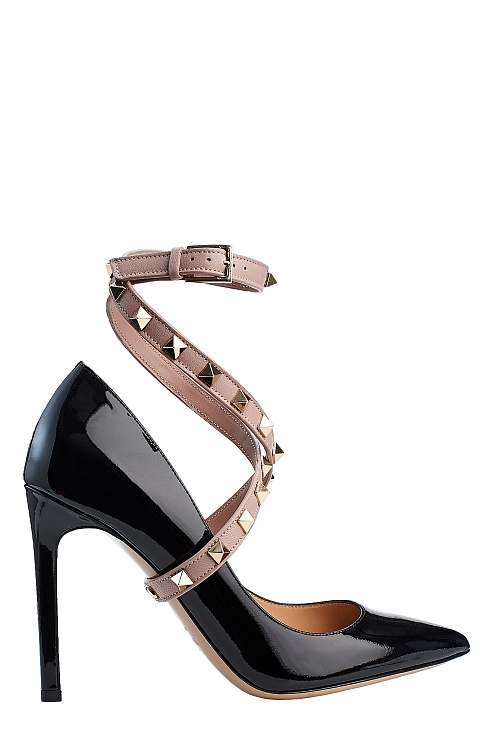 VALENTINO Туфли женские, лаковые отд шипы